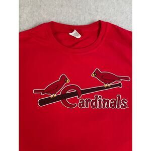 St Louis Cardinals Memorial Shirt Red Schoendienst 1923-2018 Red XL Gildan
